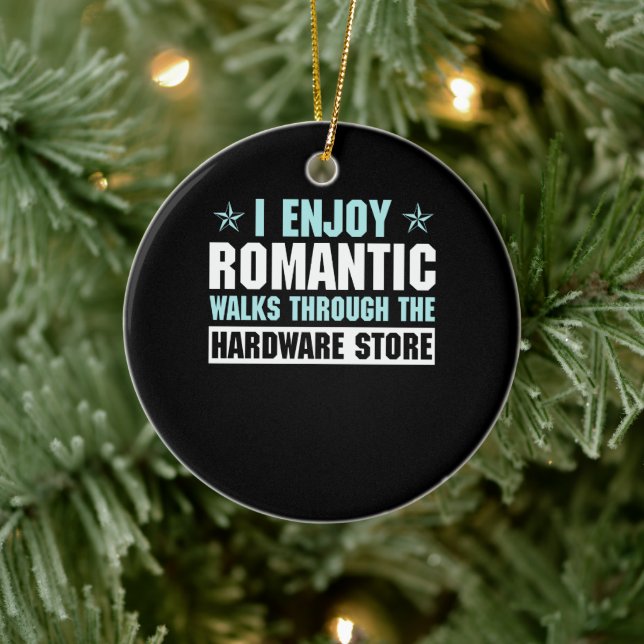 Handyman Hardware Store Verktyg Gift Funny Pappa Julgransprydnad Keramik (Träd)