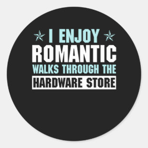Handyman Hardware Store Verktyg Gift Funny Pappa Runt Klistermärke