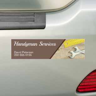 Handyman Home Maintenance Verktyg Business Bildekal