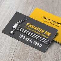 Handyman House Reparation Service Hammer Fix Maste