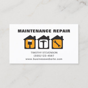 Handyman Maintenance Reparation Verktyg Service Visitkort