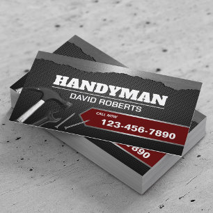 Handyman Metallreparation och underhåll Visitkort