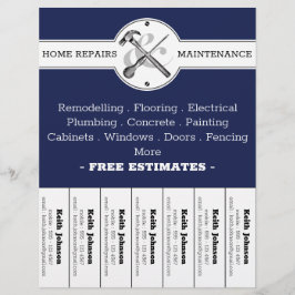 Handyman - Modern Professionell Construction Reklamblad