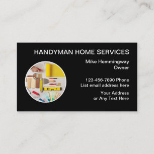 Handyman Modern Professionell Stil Visitkort
