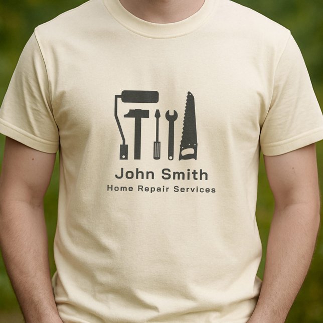 Handyman- och hemreparationstjänst T-Shirt (Handyman & Home Repair Service T-Shirt)