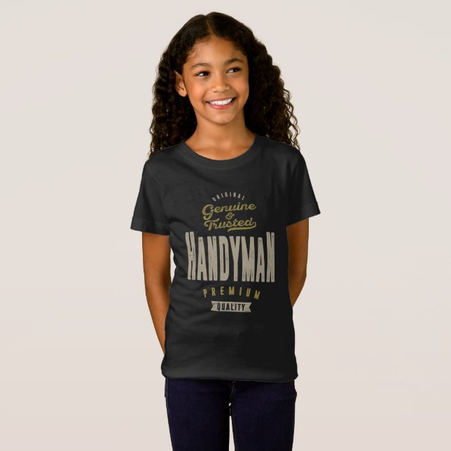 Handyman Premium T Shirt (Hel framsida)