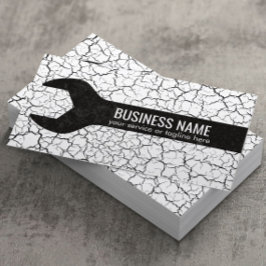 Handyman Reparation Verktyg Grunge Visitkort