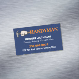 Handyman Reparationstjänst Magnetiska Visitkort