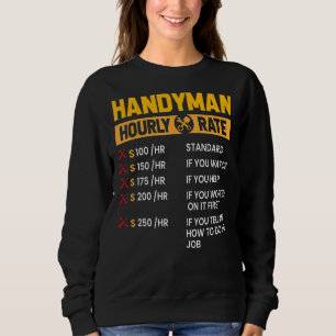 Handyman Reparatör Hjälper Carpenter Timme Labour T Shirt