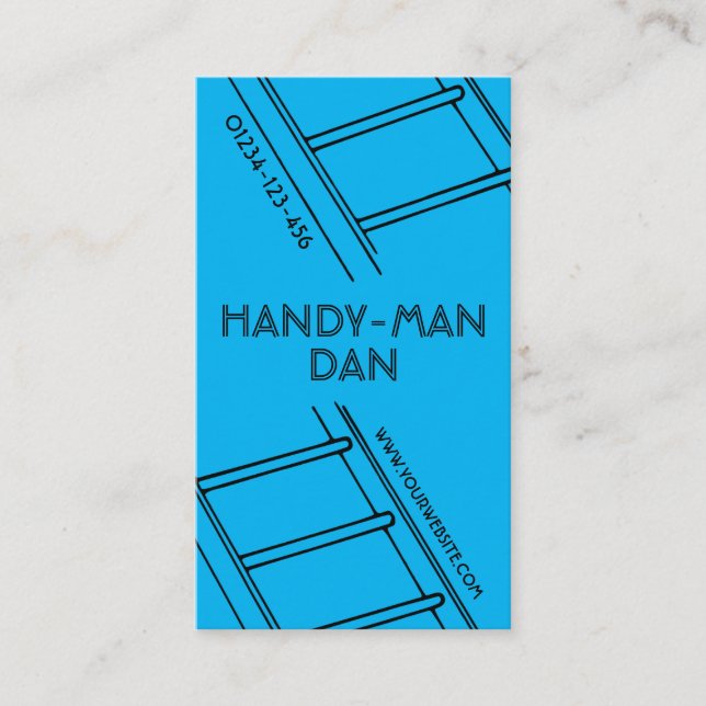 Handyman/Reparera Guy-Affärskort Visitkort (Framsida)
