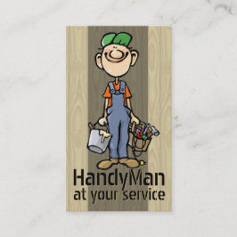 Handyman. Rörmokare. Målare. Byggmästaremall Visitkort