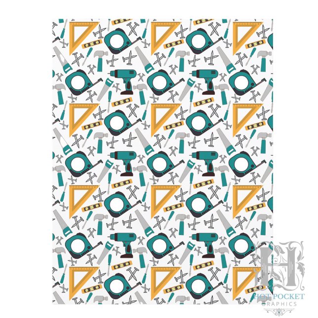 Handyman Scrapbook Papper i Blått (Skapare uppladdad)