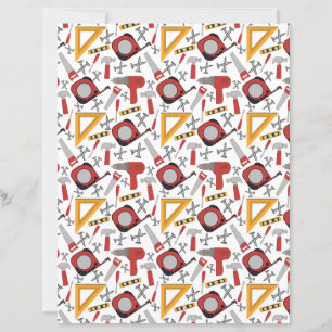 Handyman Scrapbook Papper i Rött