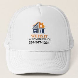 Handyman Service Trucker Hatt Keps