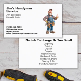 Handyman-service Visitkort