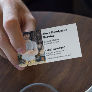Handyman Service Visitkort