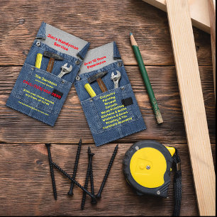 Handyman Service Visitkort