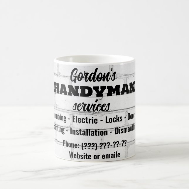 Handyman Services Kaffemugg (Center)