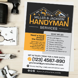Handyman Services - reparation och underhåll av he Flygblad