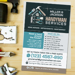 Handyman Services - reparation och underhåll av he Flygblad