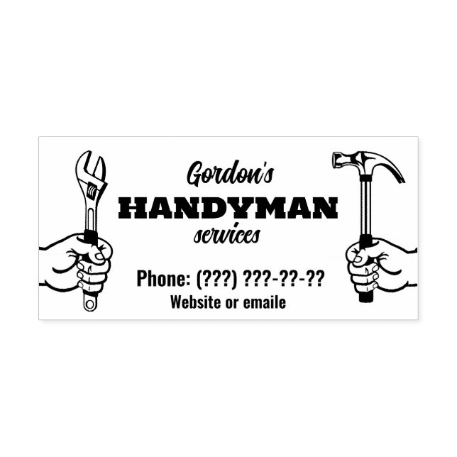 Handyman Services Självfärgande Stämpel (Design)