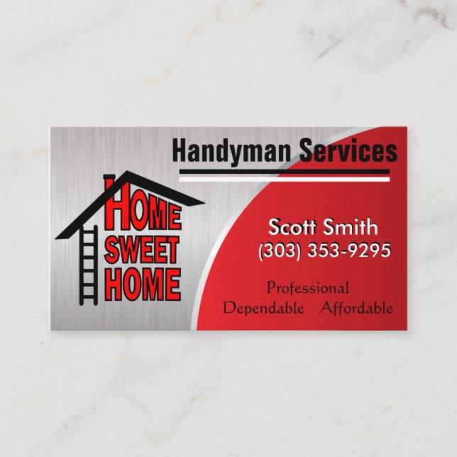Handyman Services Visitkort (Framsida)