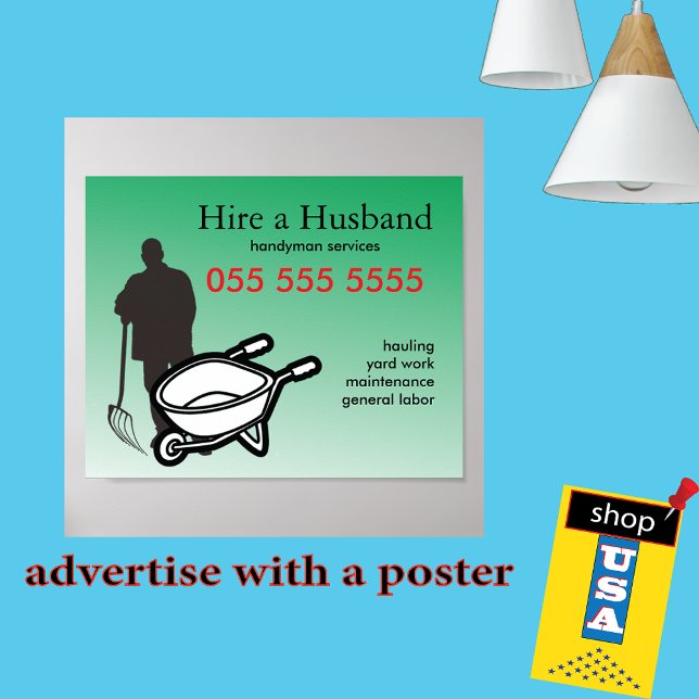 Handyman Small Business Advertising Poster (Skapare uppladdad)