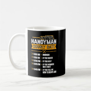 Handyman timtaxa Humor Carpenter Funny Handy M Kaffemugg