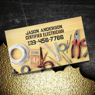 Handyman Verktyg Electrician Visitkort