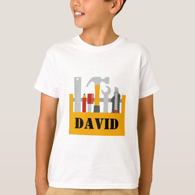 Handyman Verktyg födelsedagskjorta T Shirt (Framsida)