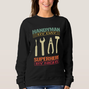 Handyman Verktyg Handyman Superhjälte Mechanic Cra T Shirt