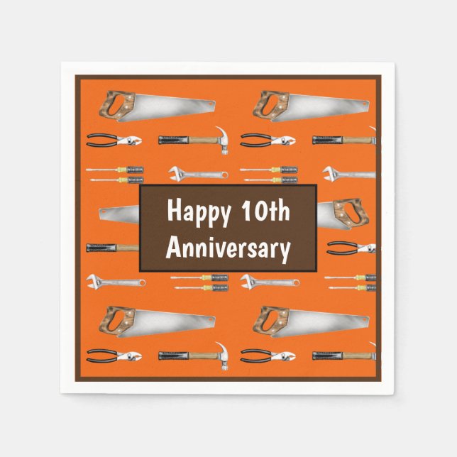 Handyman verktyg pappersservett (Framsidan)