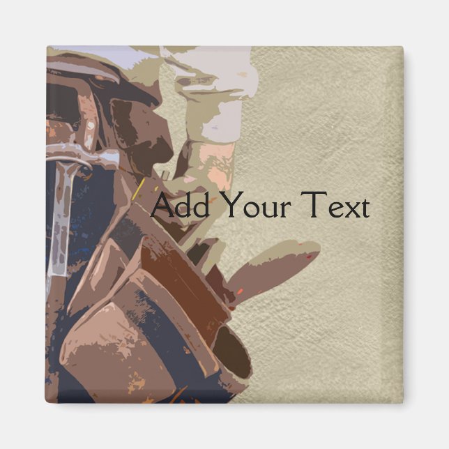 Handyman Verktyg vattenfärg Magnet (Framsidan)