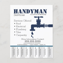 Handyman VVS-Tjänster Ta Av Bild Flyer