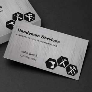 Handymankonstruktion som omdanar visitkortar visitkort