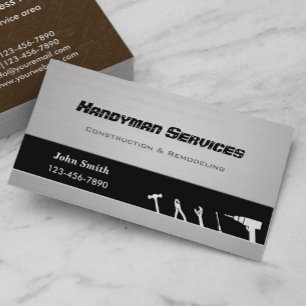 Handymankonstruktion som omdanar visitkortar visitkort
