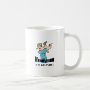 HANDYMANNEN FRIGÖR BEDÖMNINGAR KAFFEMUGG