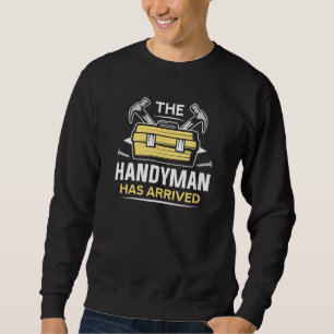 Handymannen har kommit lång ärmad tröja