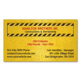 Handymannen Konstruktioner Magnetiska Visitkort