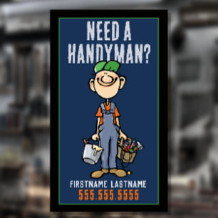 Handymannens reparatör, udda jobb, kampanjer visitkort