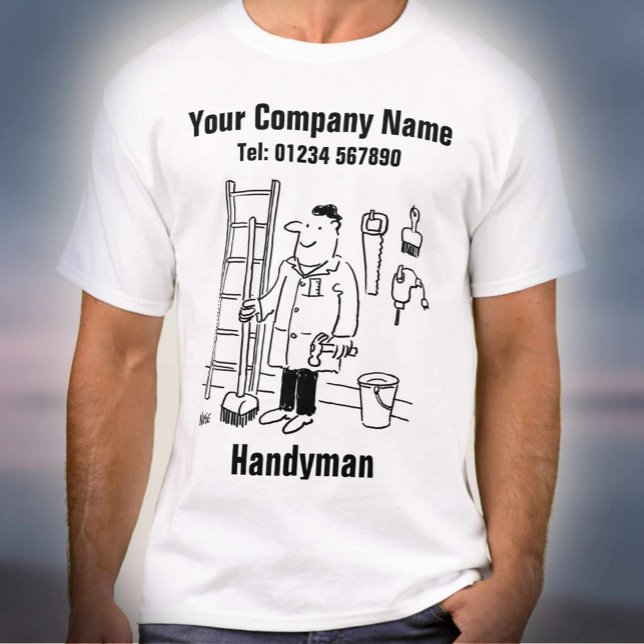 Handymannens Tecknad T Shirt (Skapare uppladdad)