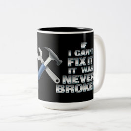 Handymanverktyghumor Två-Tonad Mugg