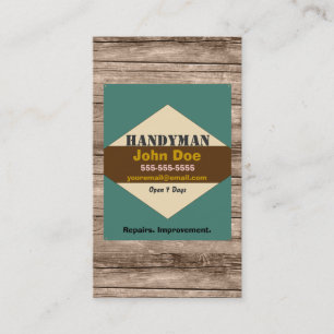 Handymanvintagevisitkort Visitkort