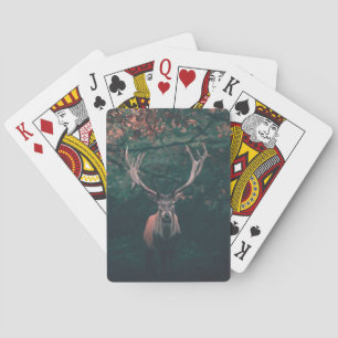 Hane Hjort Vilddjur Casinokort