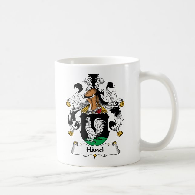 Hanel familjvapensköld kaffemugg (Höger)