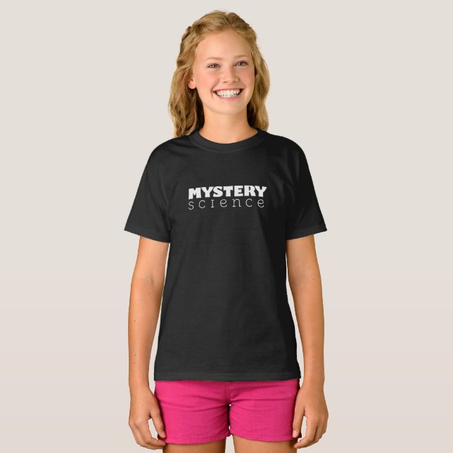 Hanes för barngåtavetenskap T-tröja (Tagless) T-shirt (Hel framsida)