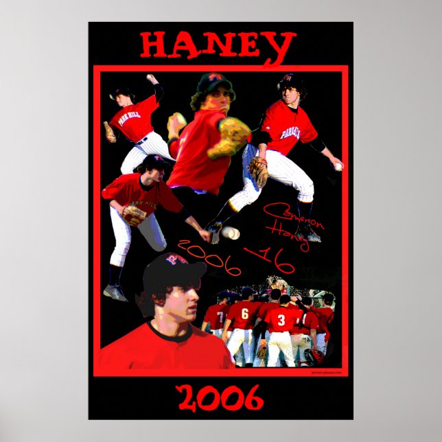 Haney Baseball Poster (Framsidan)