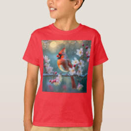 Hanfågel i månljus Körsbärsblom T Shirt