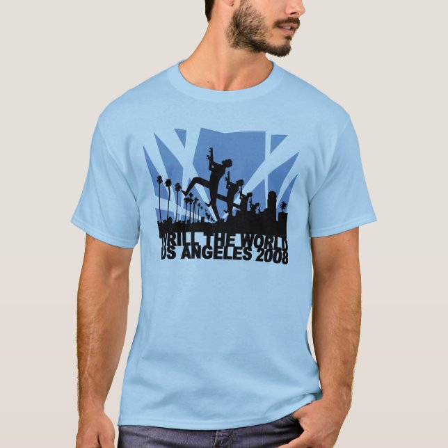 Hänföra världen, Los Angeles 2008 T-shirt (Framsida)