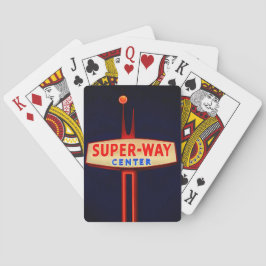 HANFORD, CALIFORNIA.  SUPER-WAY PLAYING CARDS. CASINOKORT